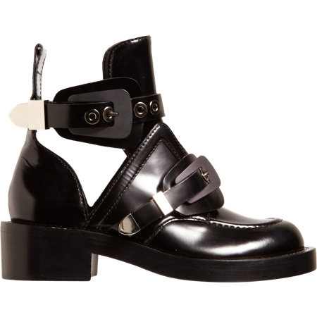 balenciaga buckle boots copy