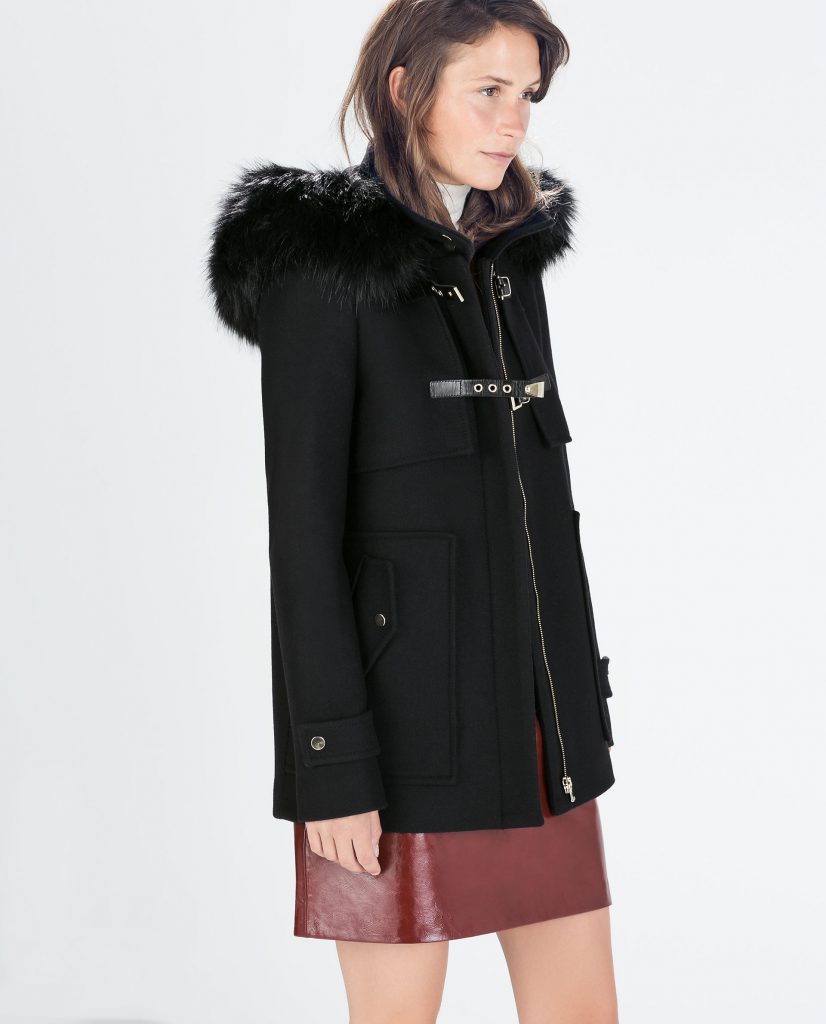 manteau en fourrure femme zara