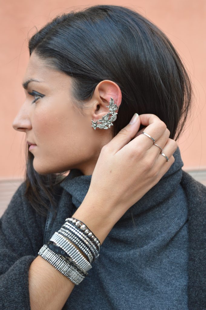 bijou d'oreille eau cuff bracelet manchette silver hipanema blog mode tendance hiver 2015