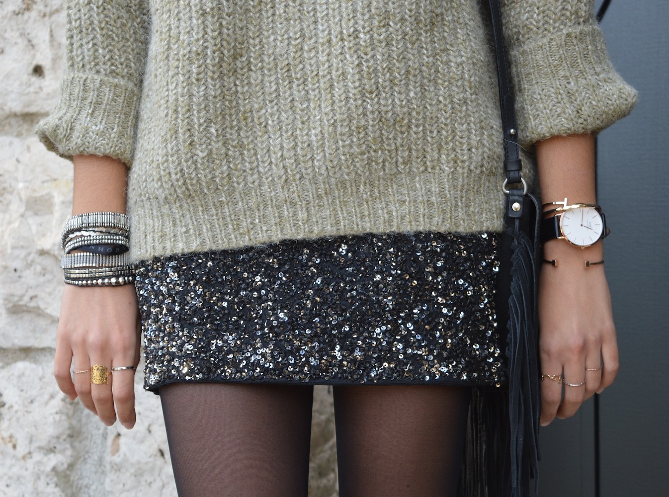 jupes sequins