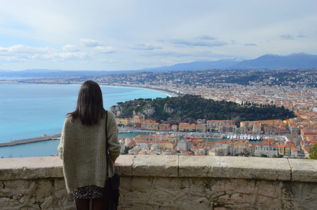 vue panoramique port de nice château blog mode nice blogueuse mode tendances mont boron