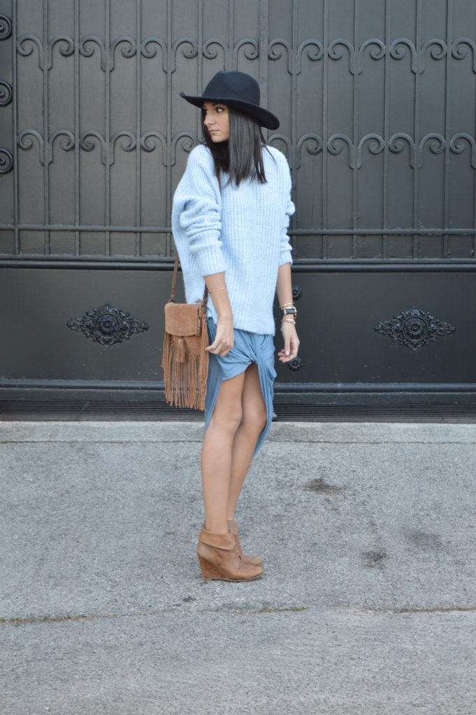 Sac bleu sales ciel zara