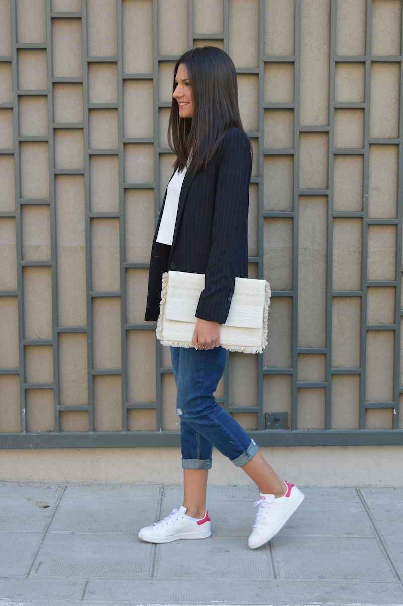 blog mode pas cher blazer a rayures