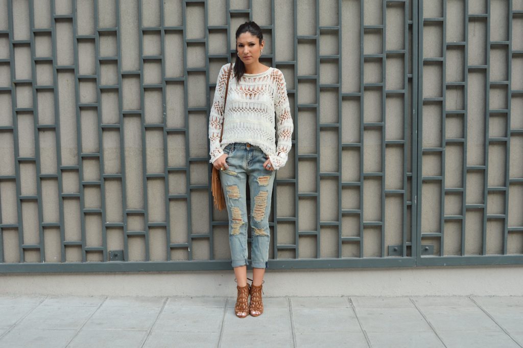 blogueuse mode 2015 pull crochet