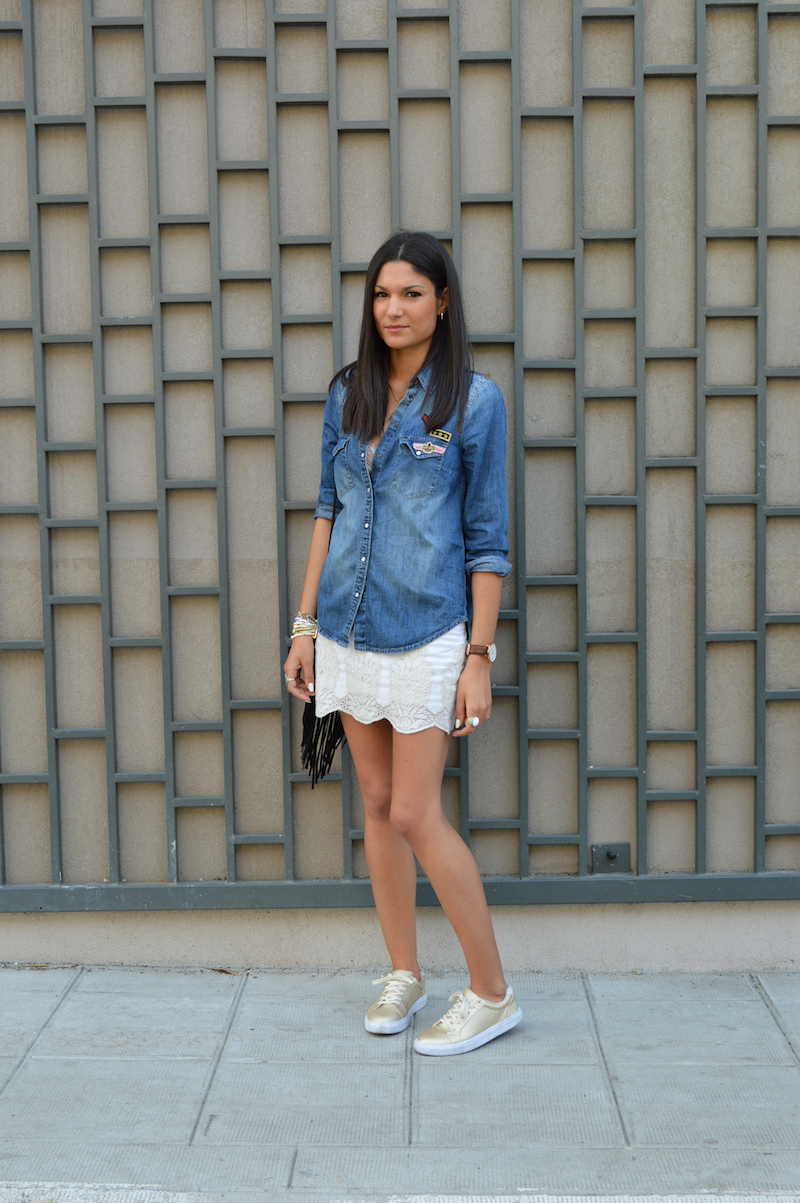 idée tenues blog mode chemise en jean