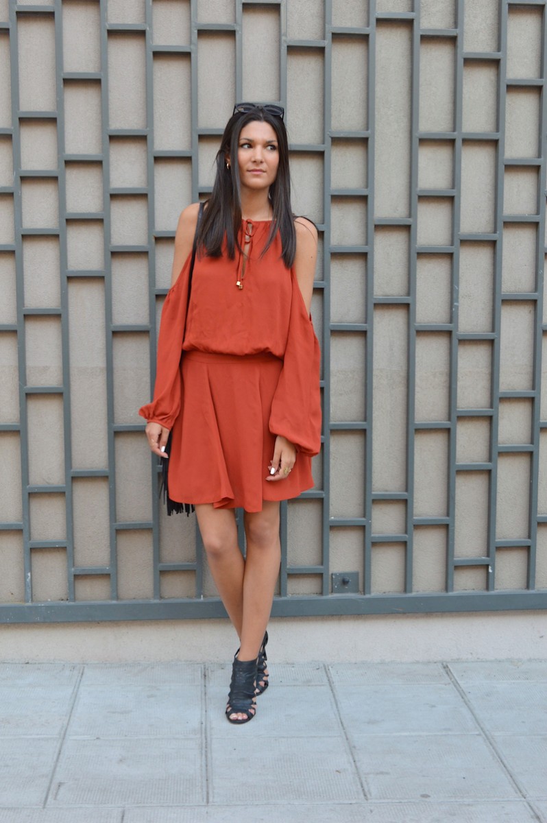 blog mode robe rouille zara