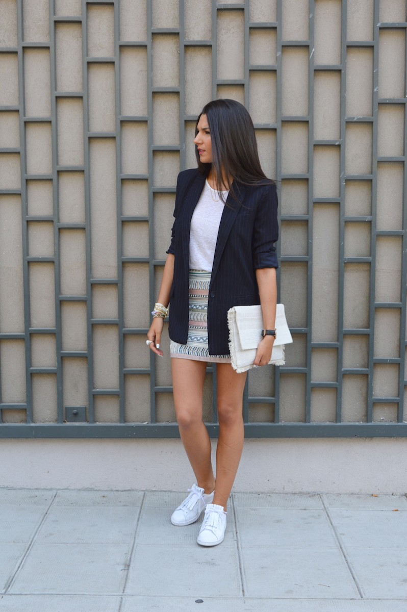 blog mode tendance jupe ethnique blazer