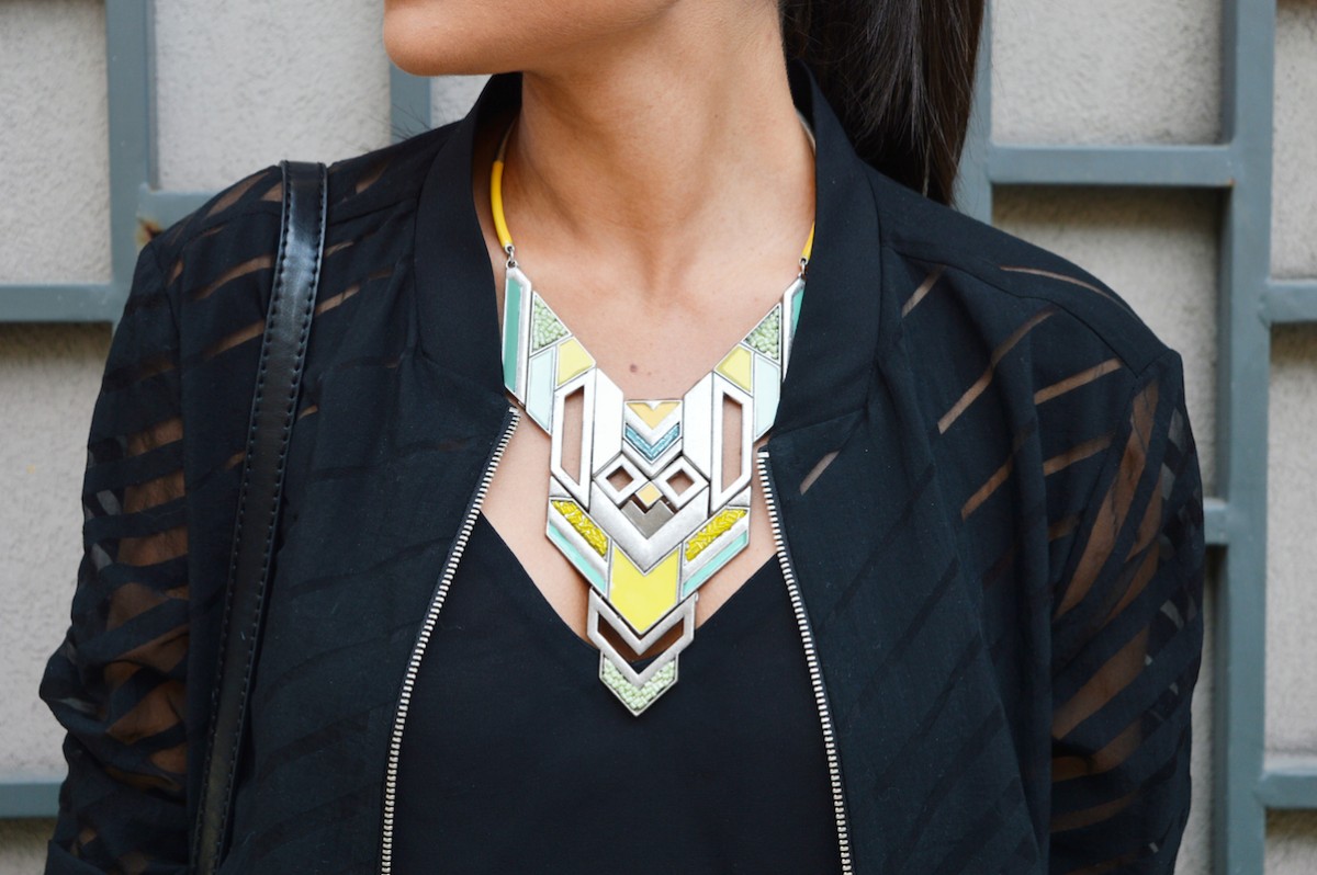 blogueuse mode 2015 collier zara