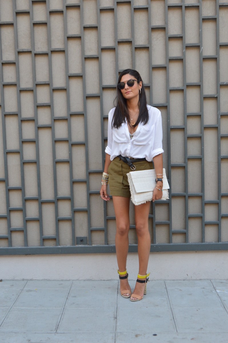 blog de mode tendance short kaki