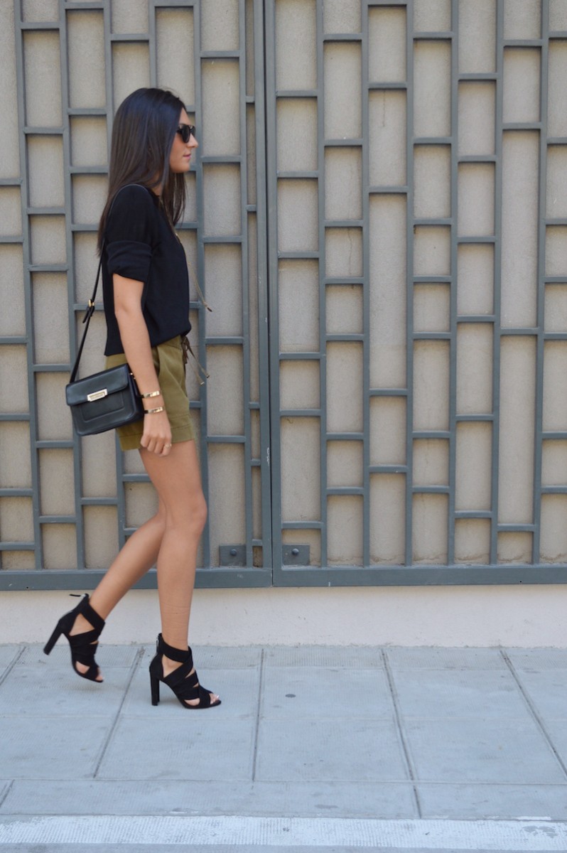 blog mode tendance short kaki zara