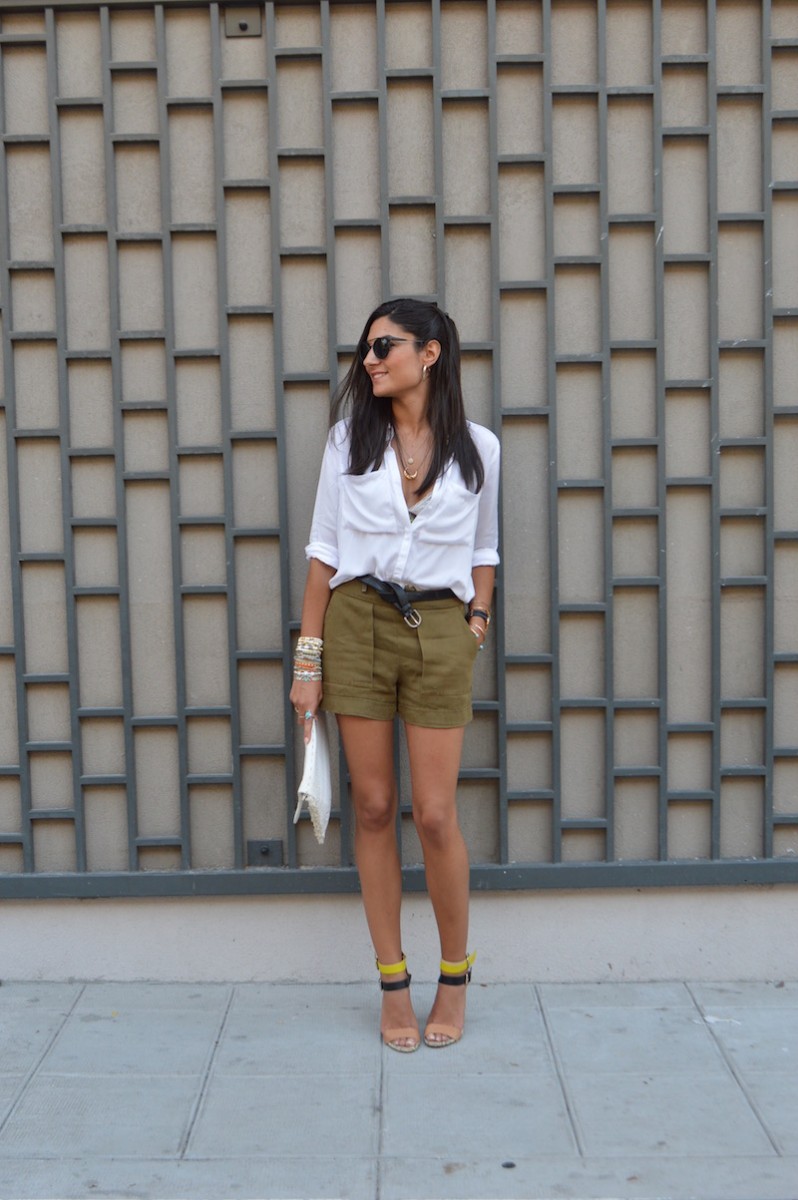 blogueuse mode tendance 2015 short kaki