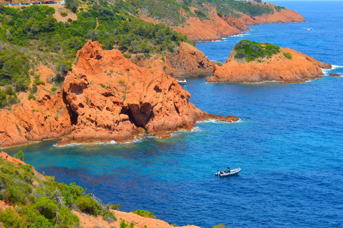 calanques esterel les trayas