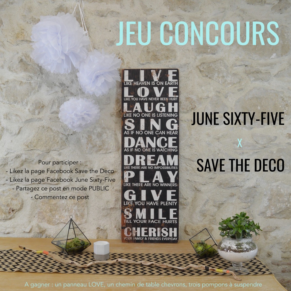 jeu concours save the deco