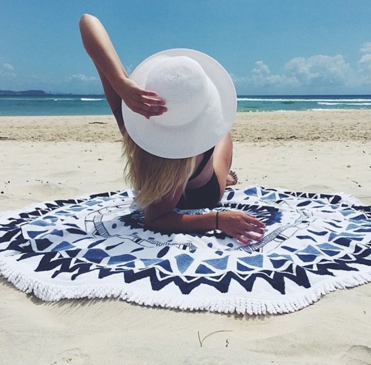 roundie beach towel