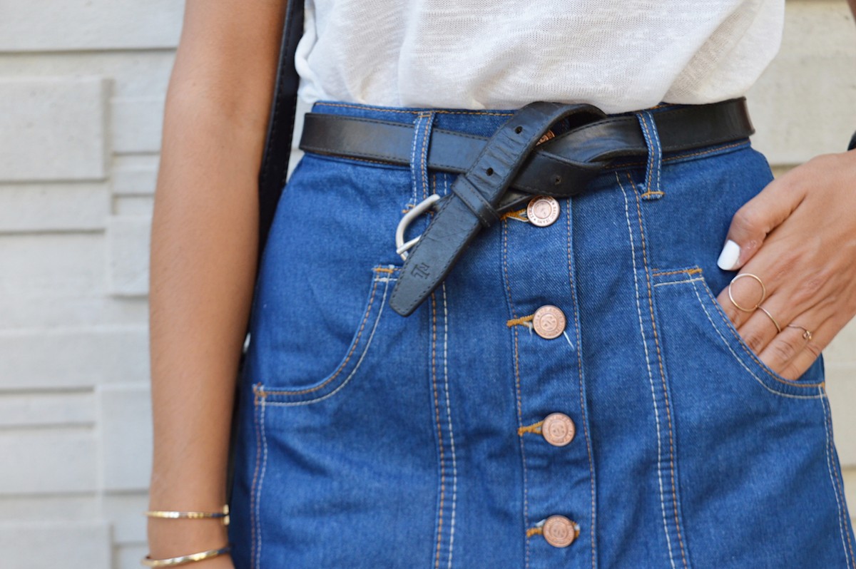 jupe en jean tendance