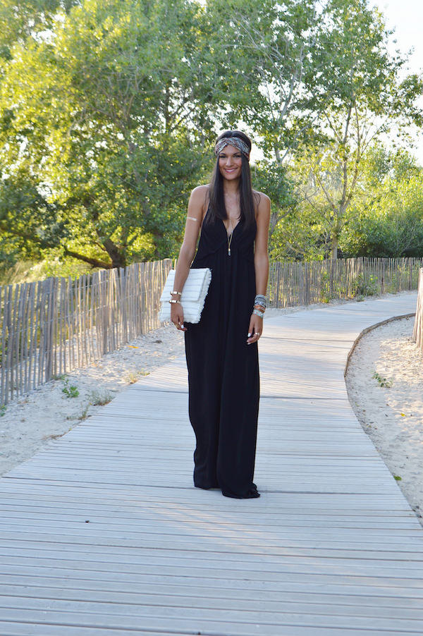 robe longue soirée blog mode