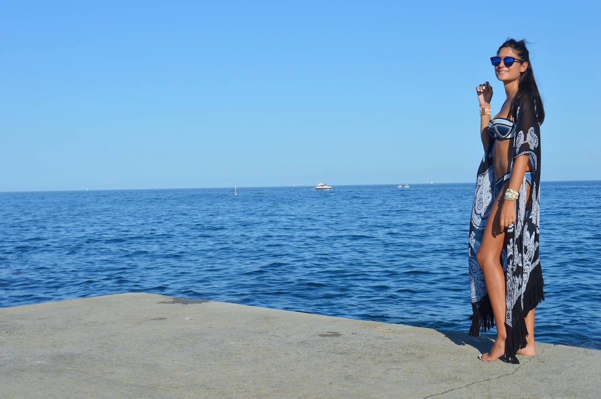 blogueuse mode look plage