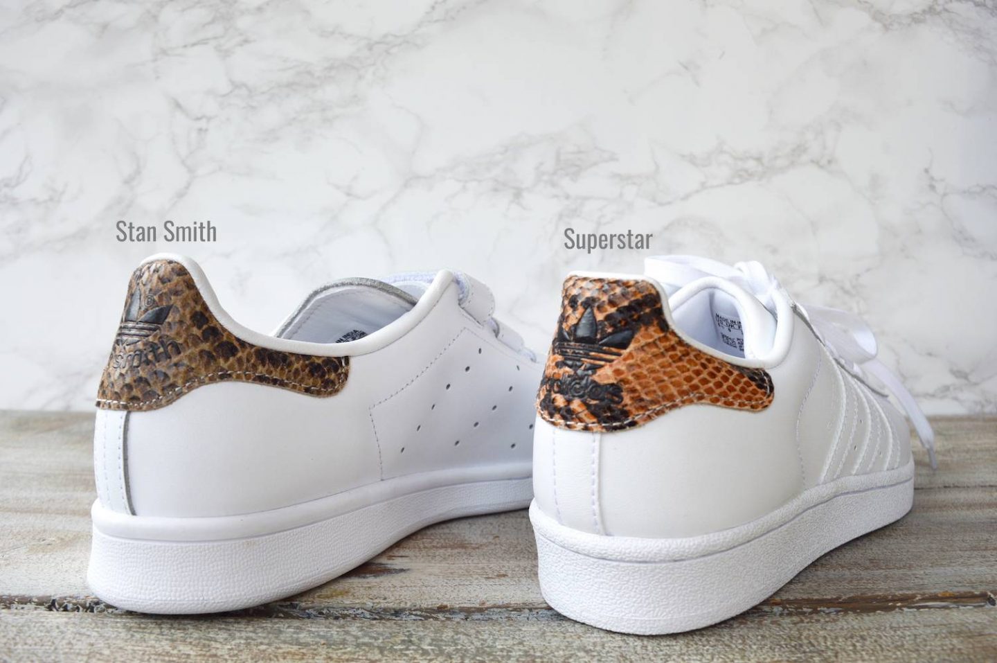 stan smith snake print