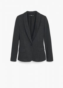 blazer gris pas cher