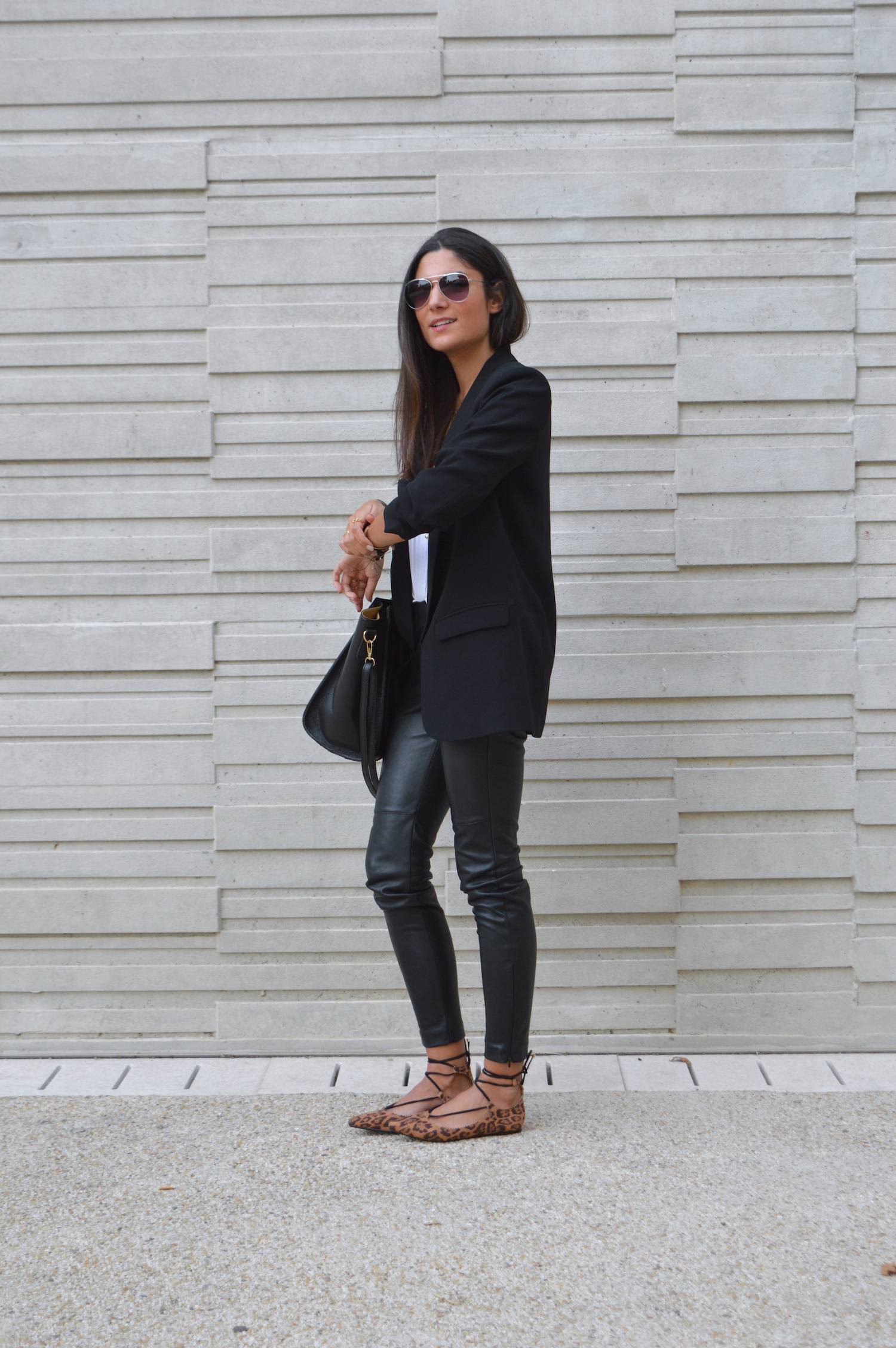 idée de tenue blazer noir blog mode