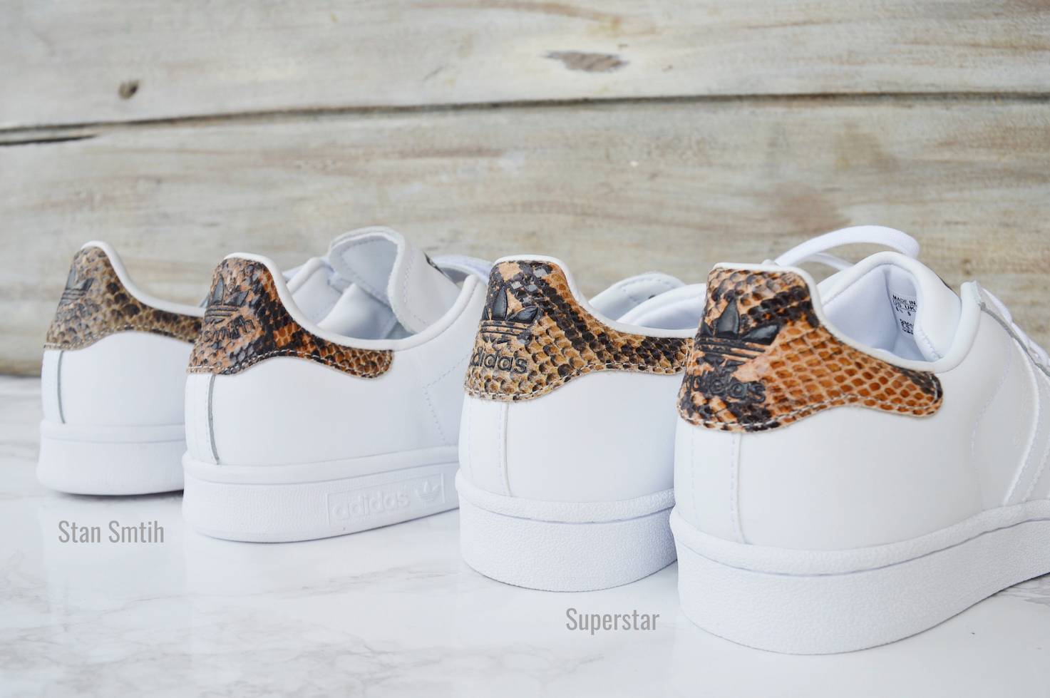 stan smith snake scratch