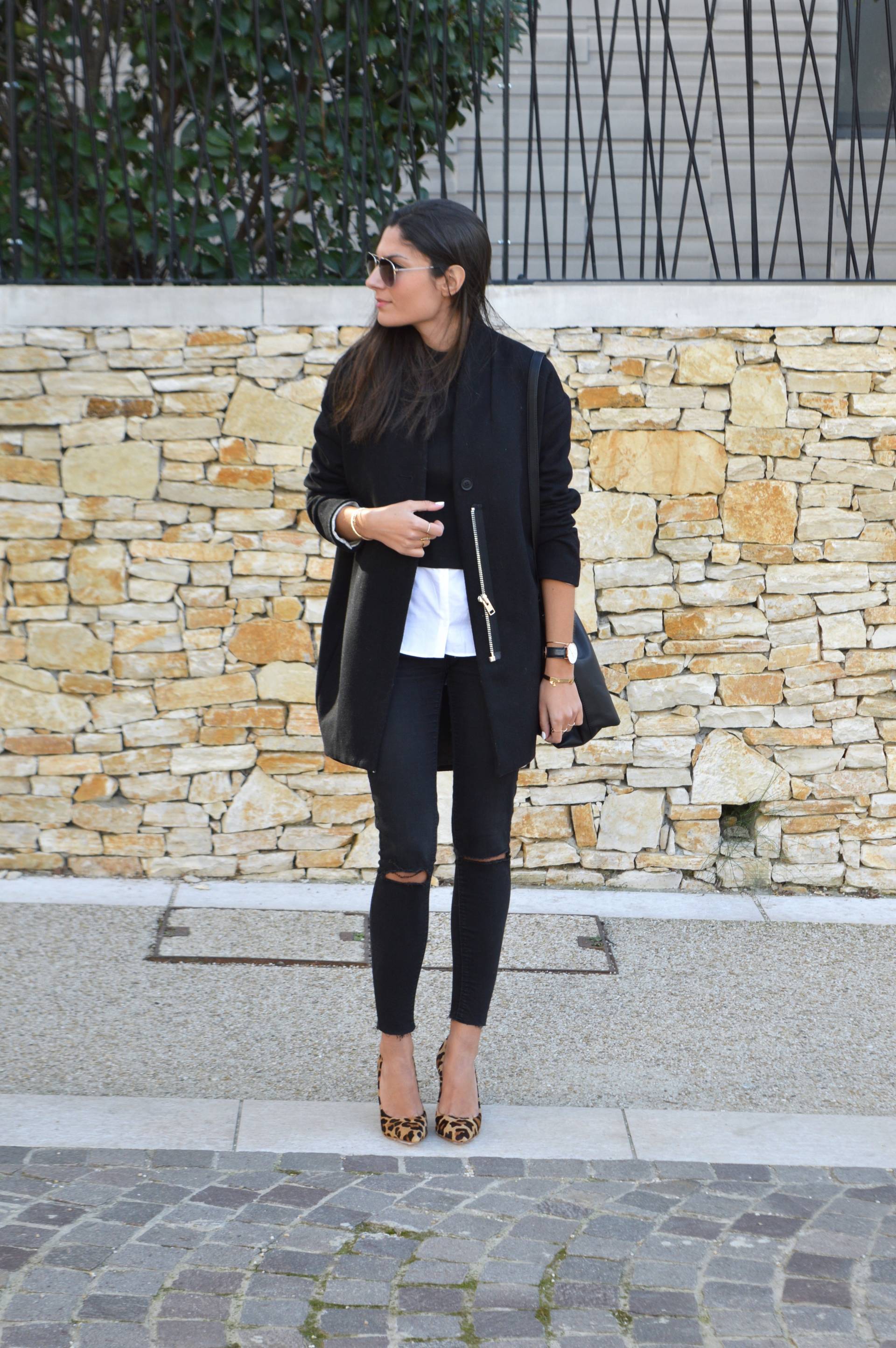 look noir et blanc