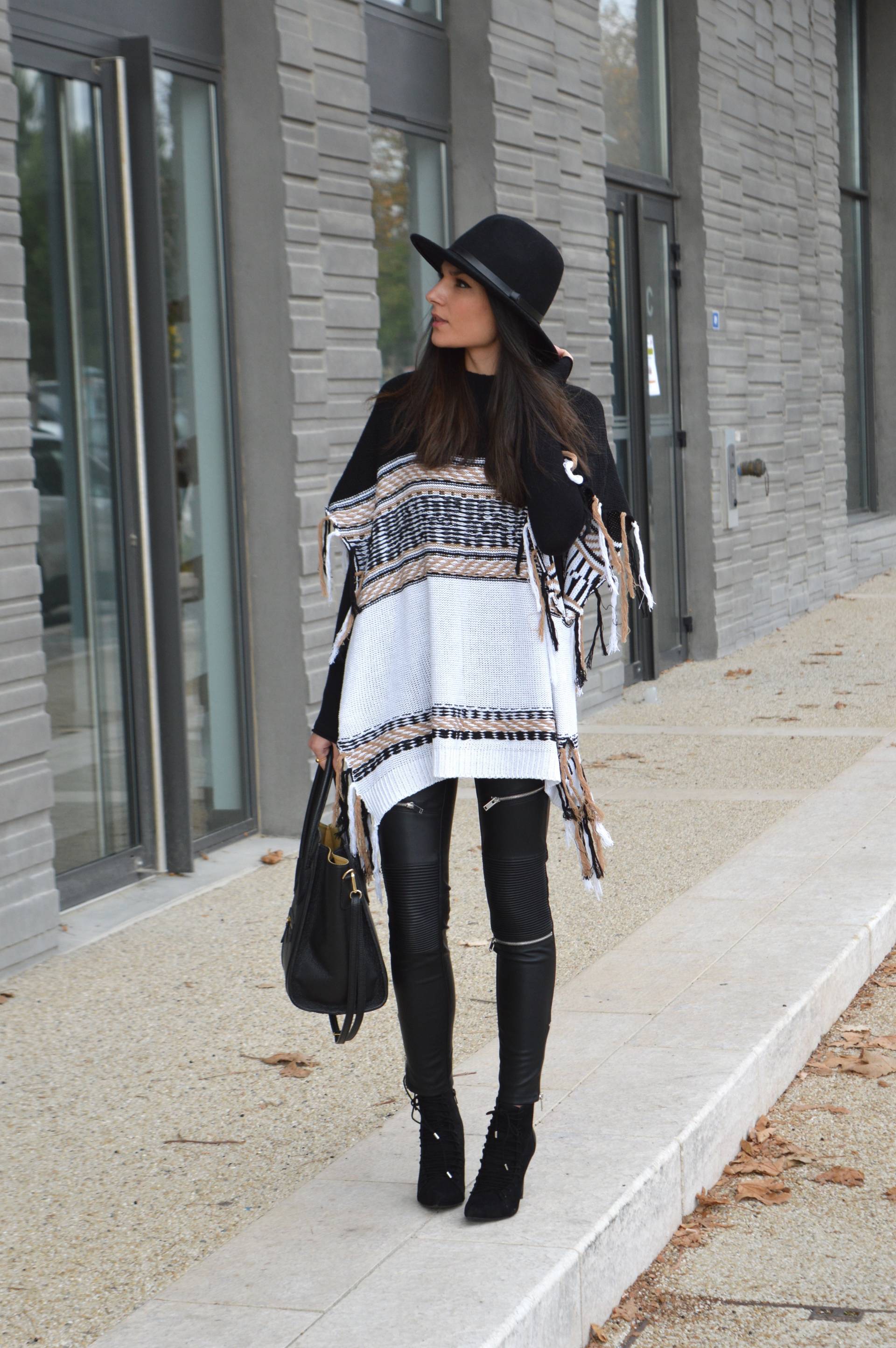 tenue noir et blanc