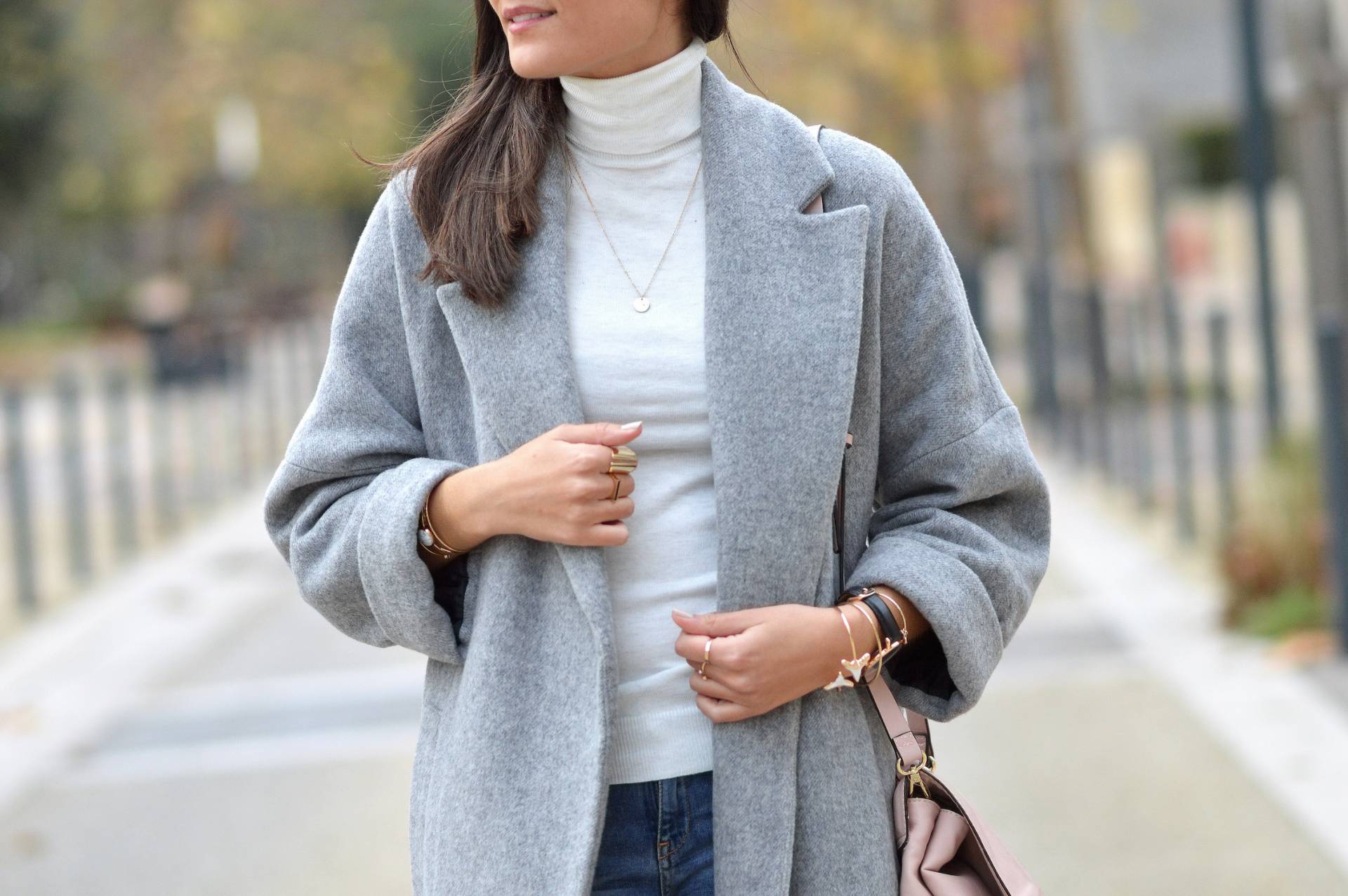 manteau gris