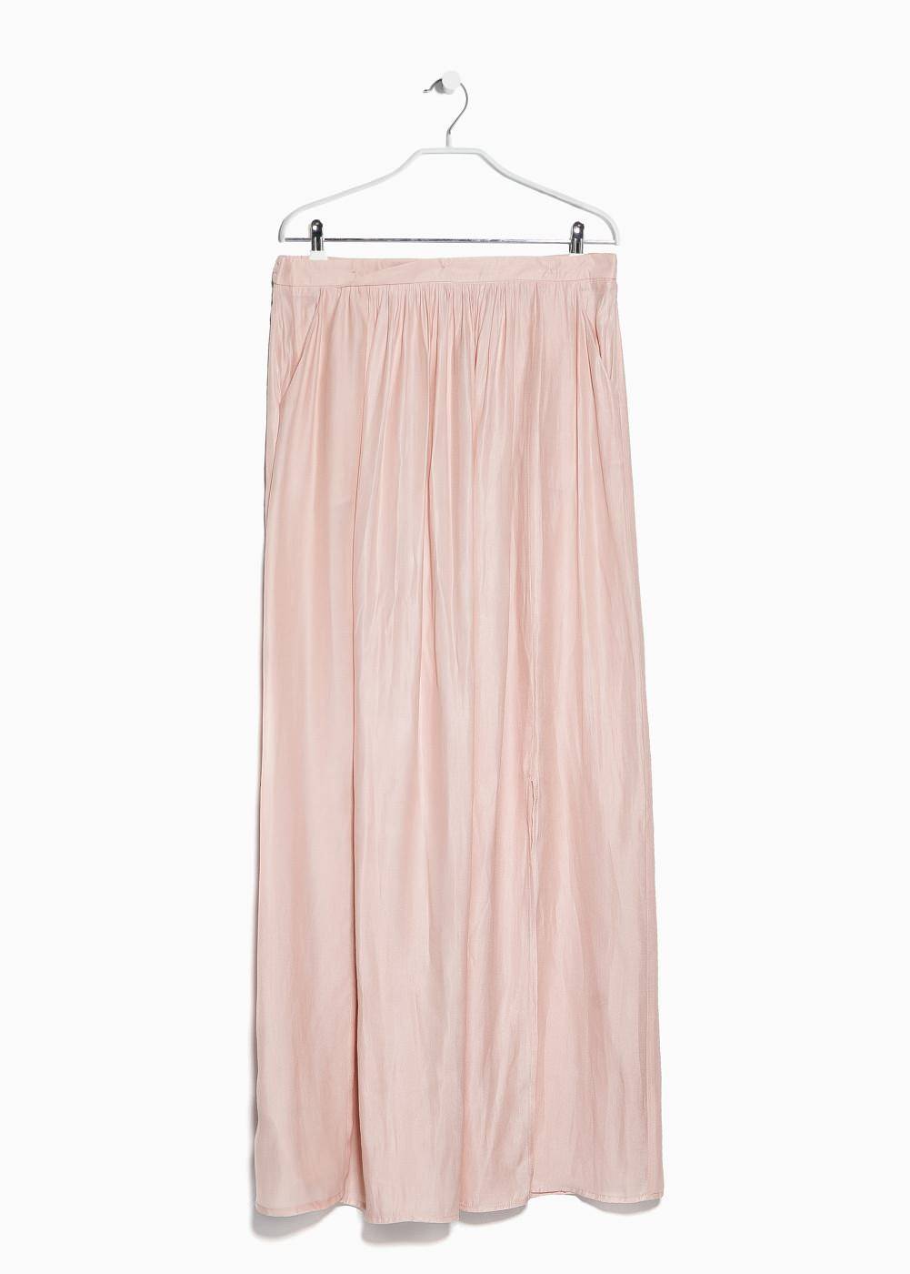 jupe longue rose