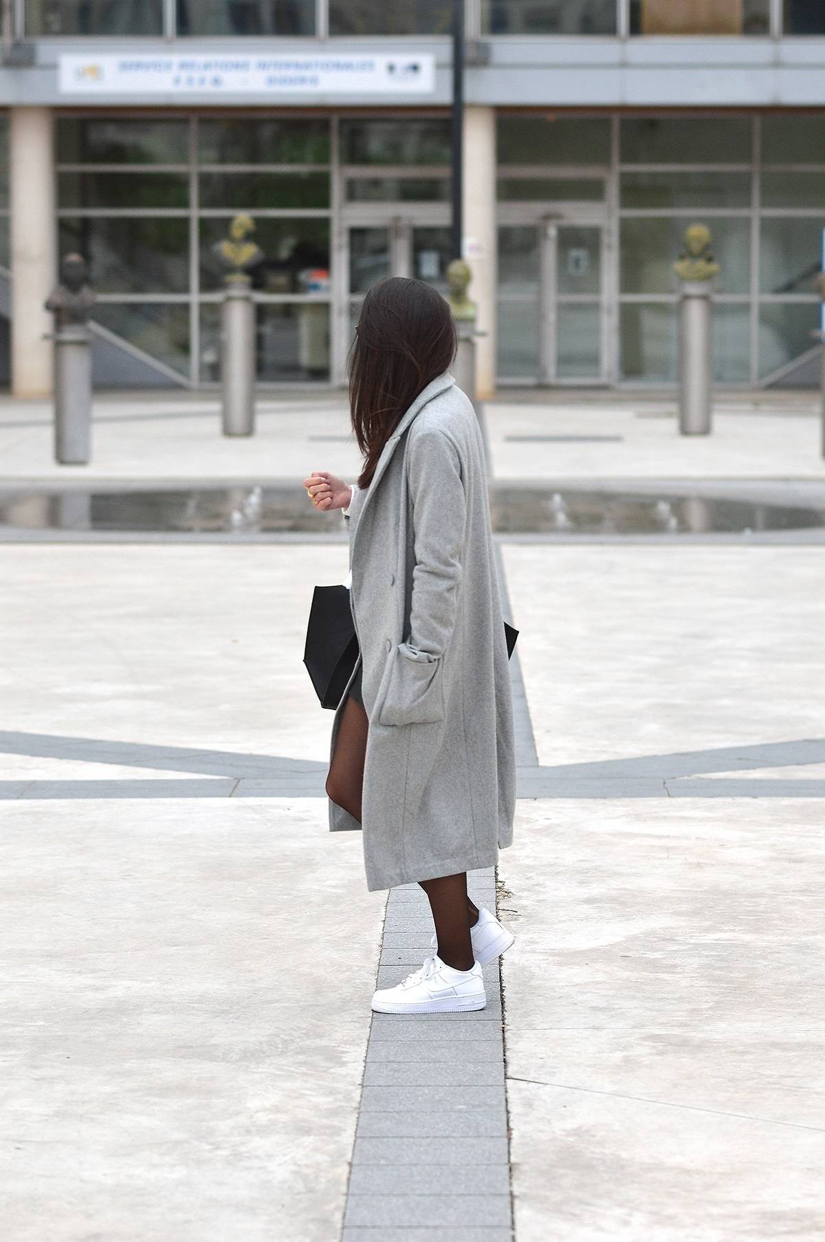 long manteau gris pas cher tendance mode 2016 blog mode