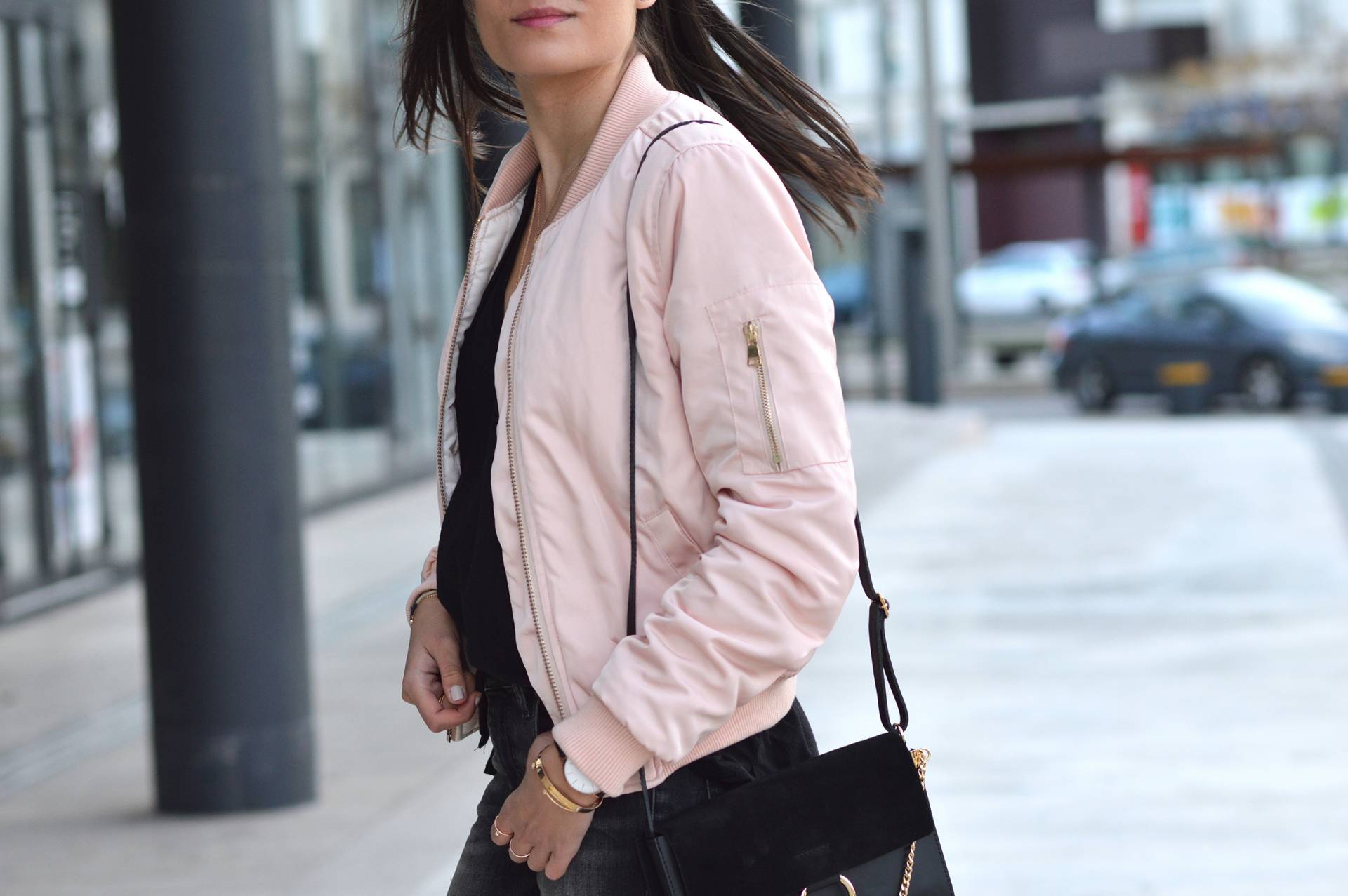 tendance printemps 2016 bomber rose pas cher idée tenue