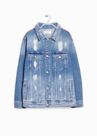 veste en jean oversize