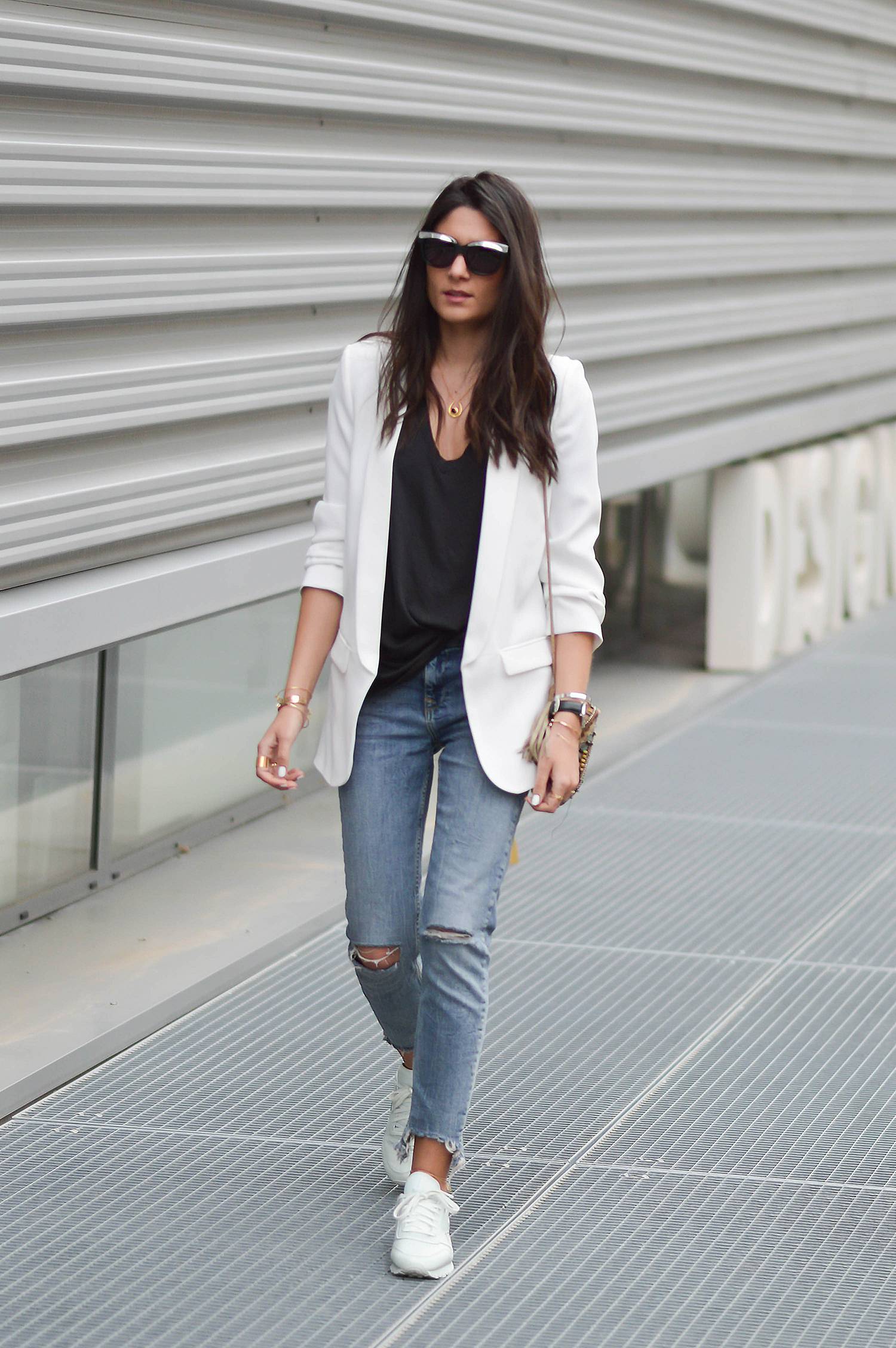 blog de mode blazer blanc zara