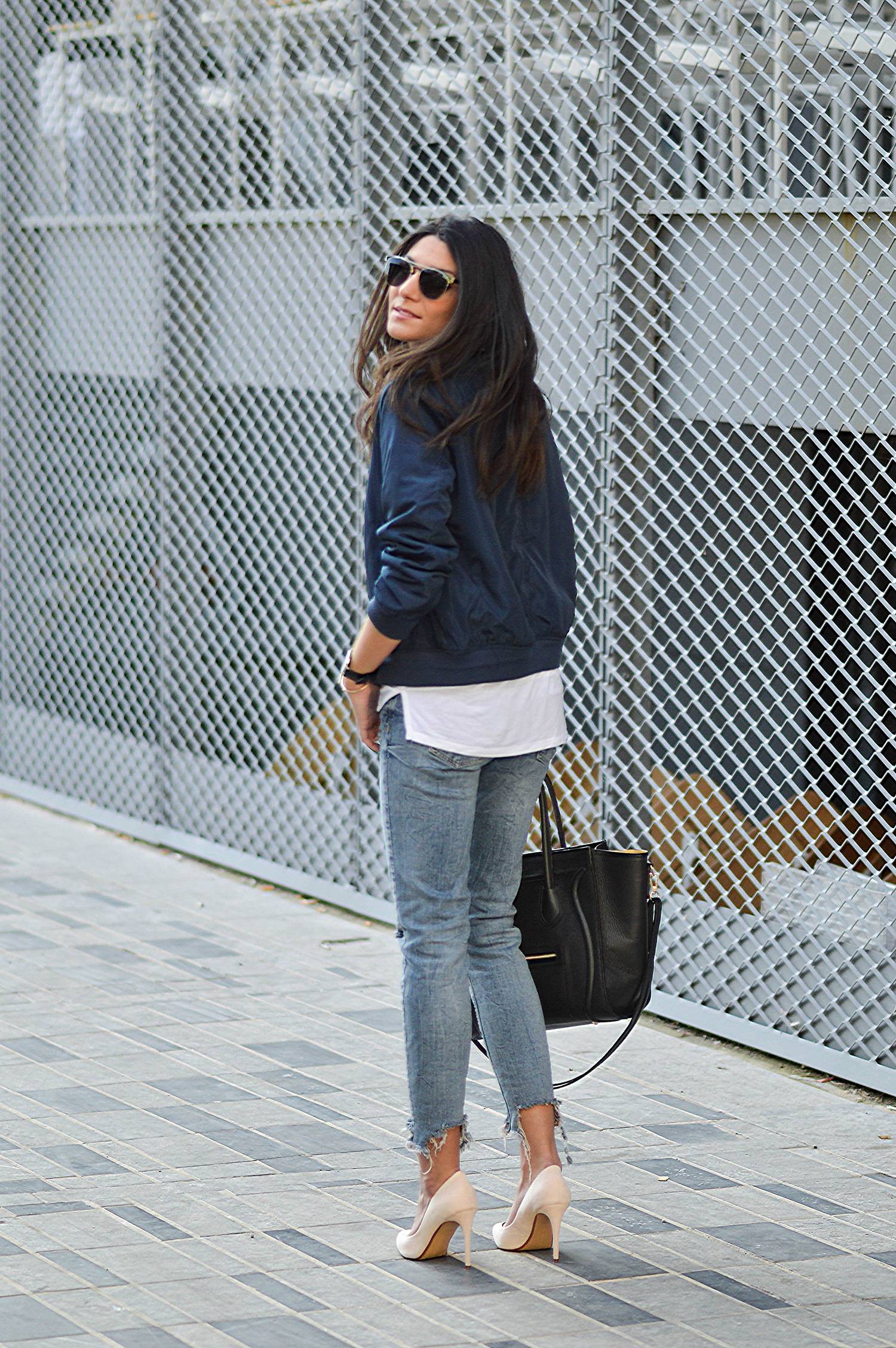 blog mode bomber bleu