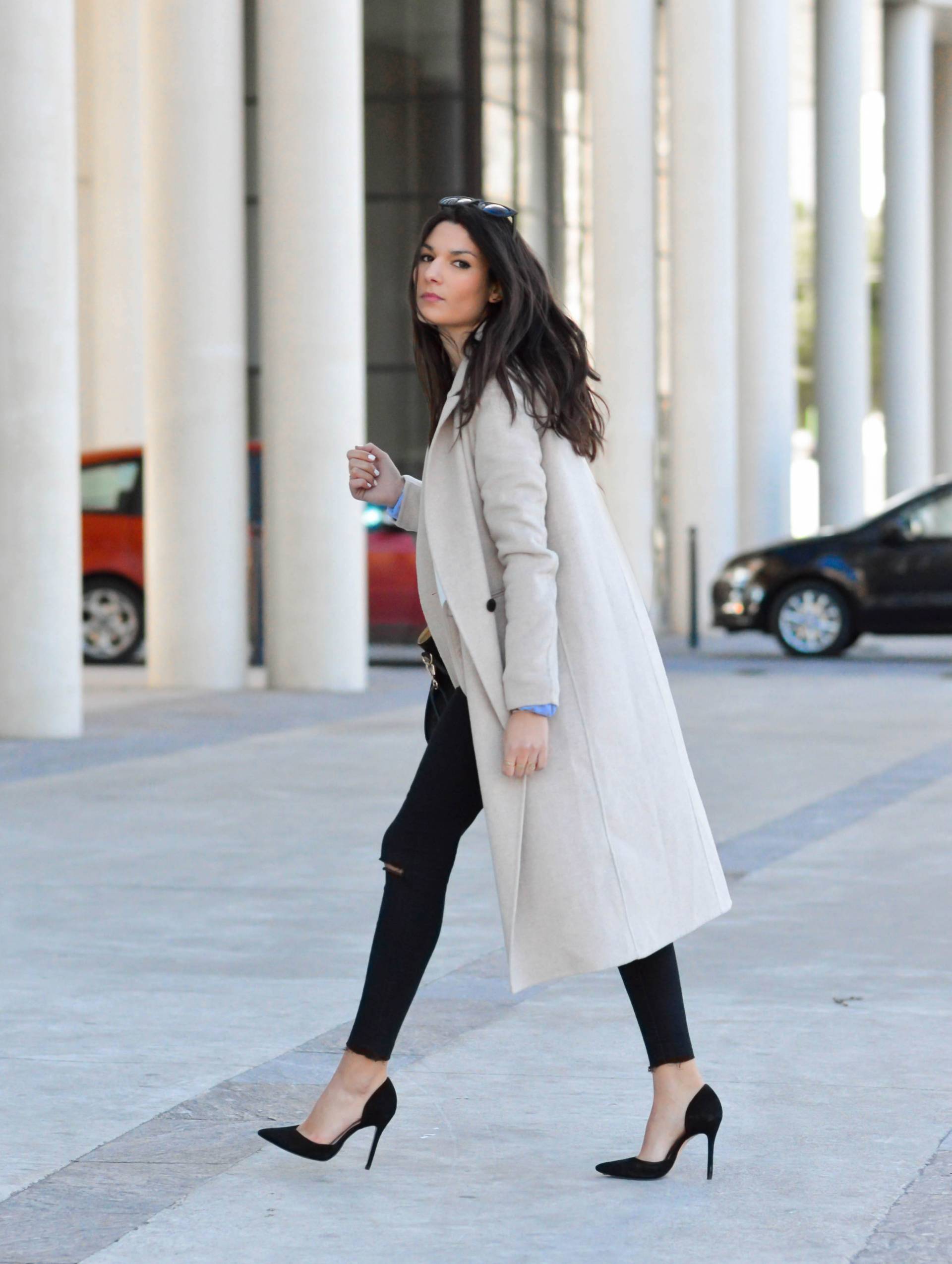 blog mode manteau long beige zara