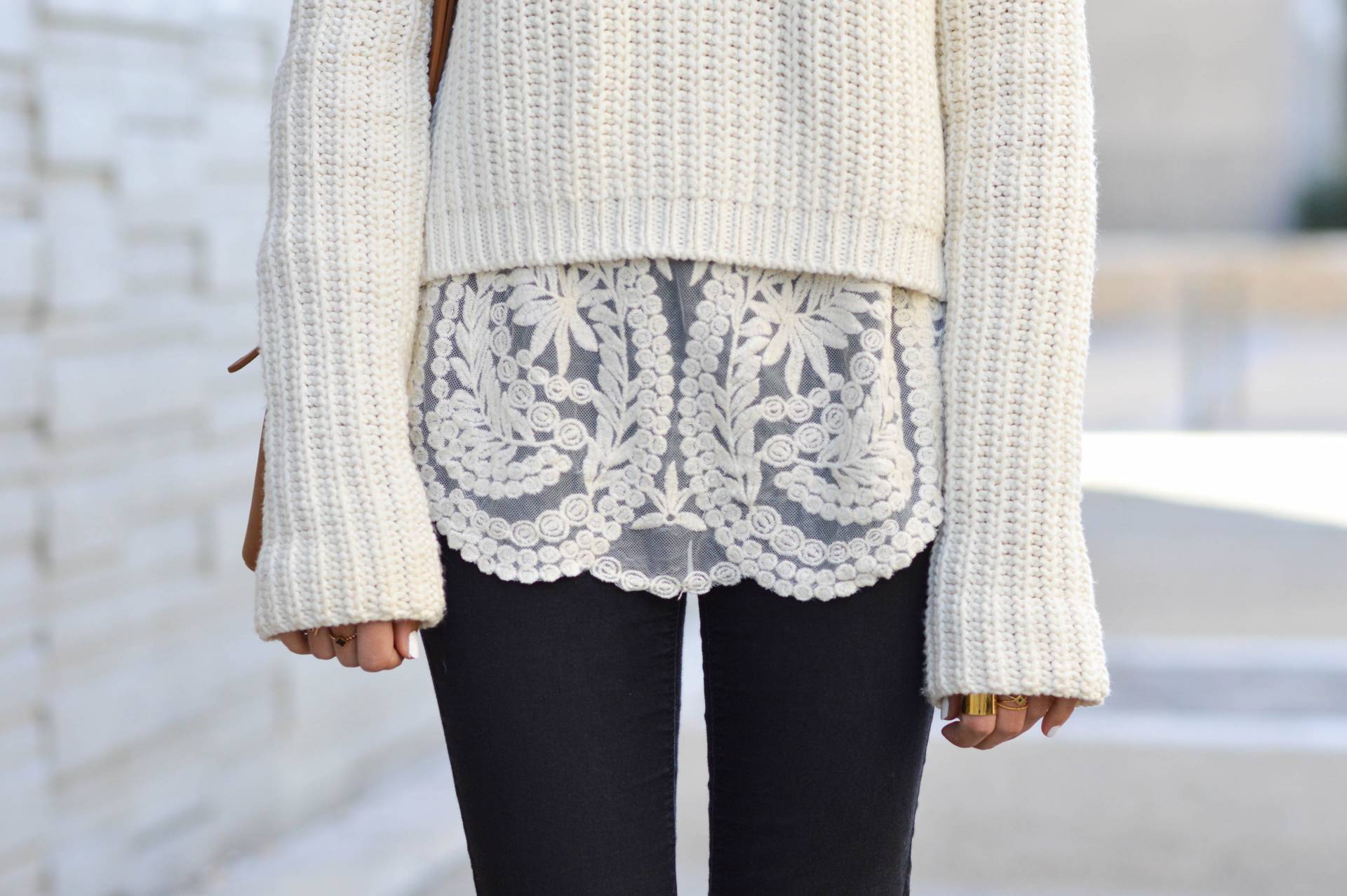 blog mode pull et dentelle blouse crochet
