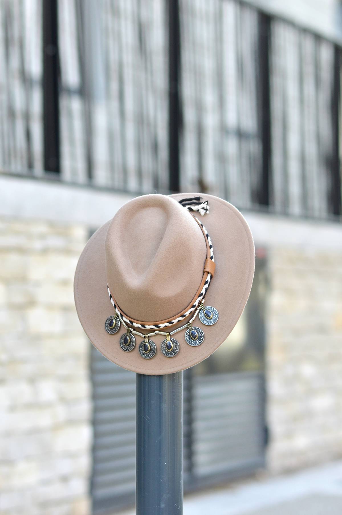 chapeau beige boho chapeau original zara