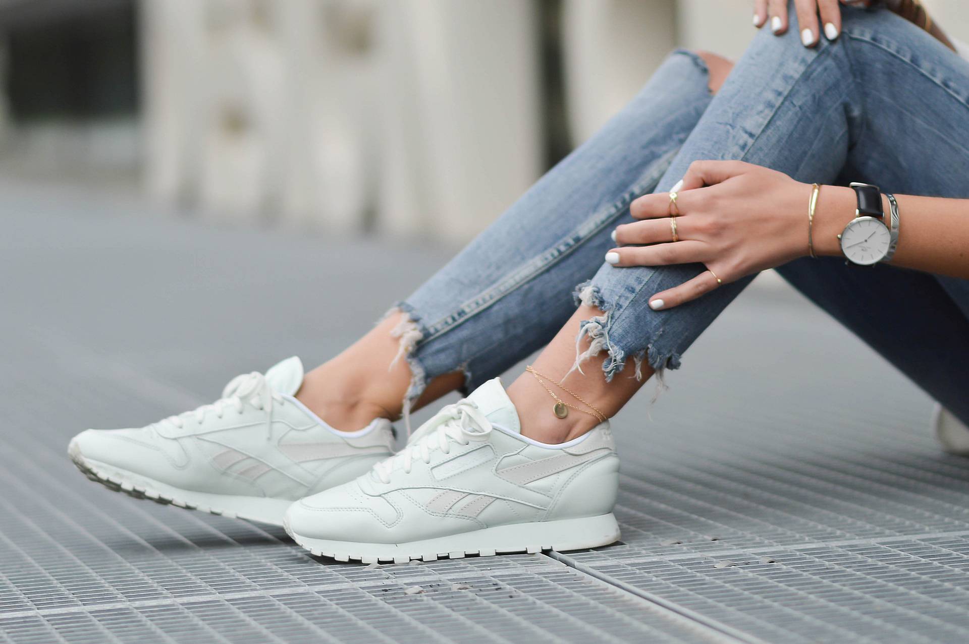 reebok classic vert pastel tendance été 2016