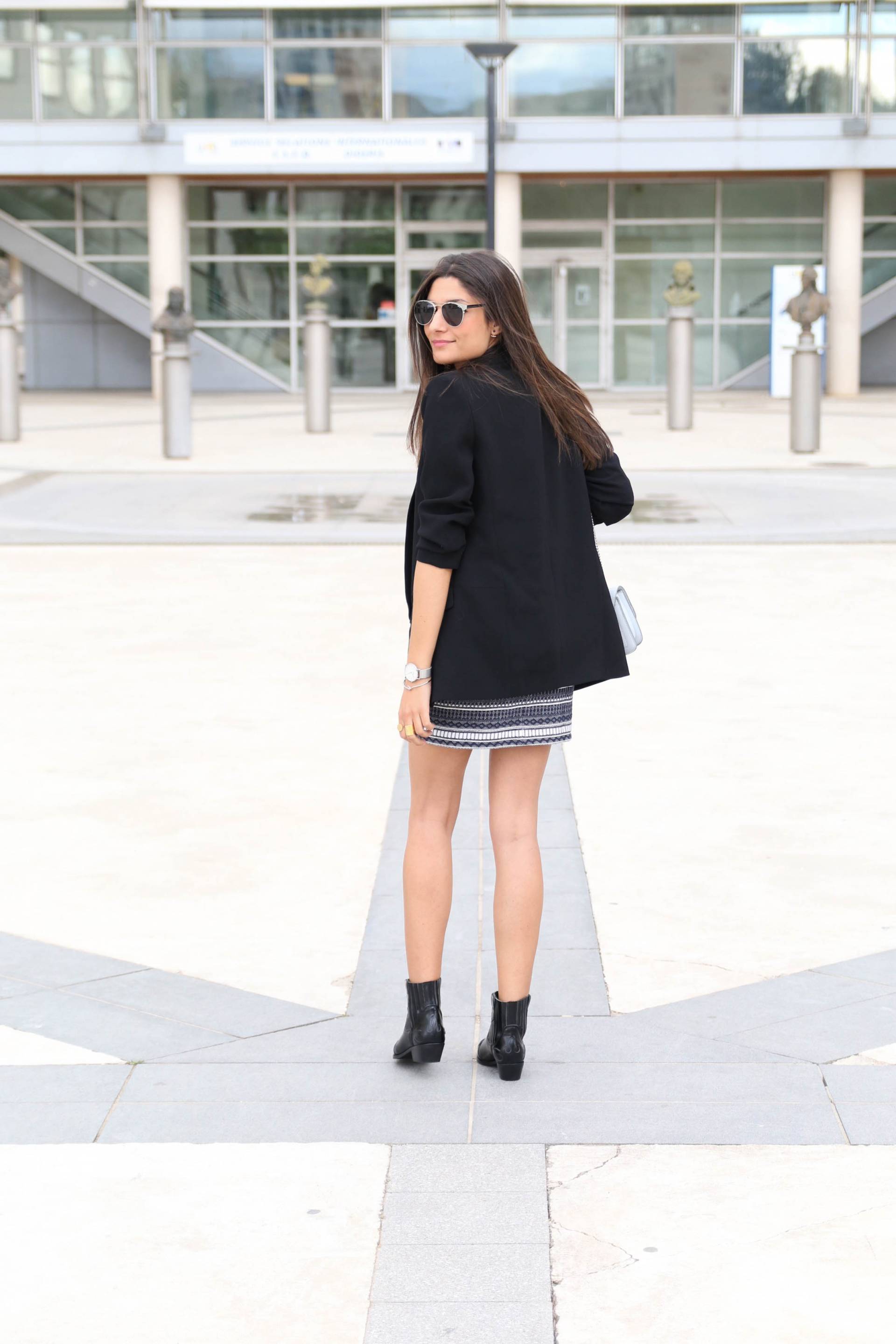 blog mode blazer noir