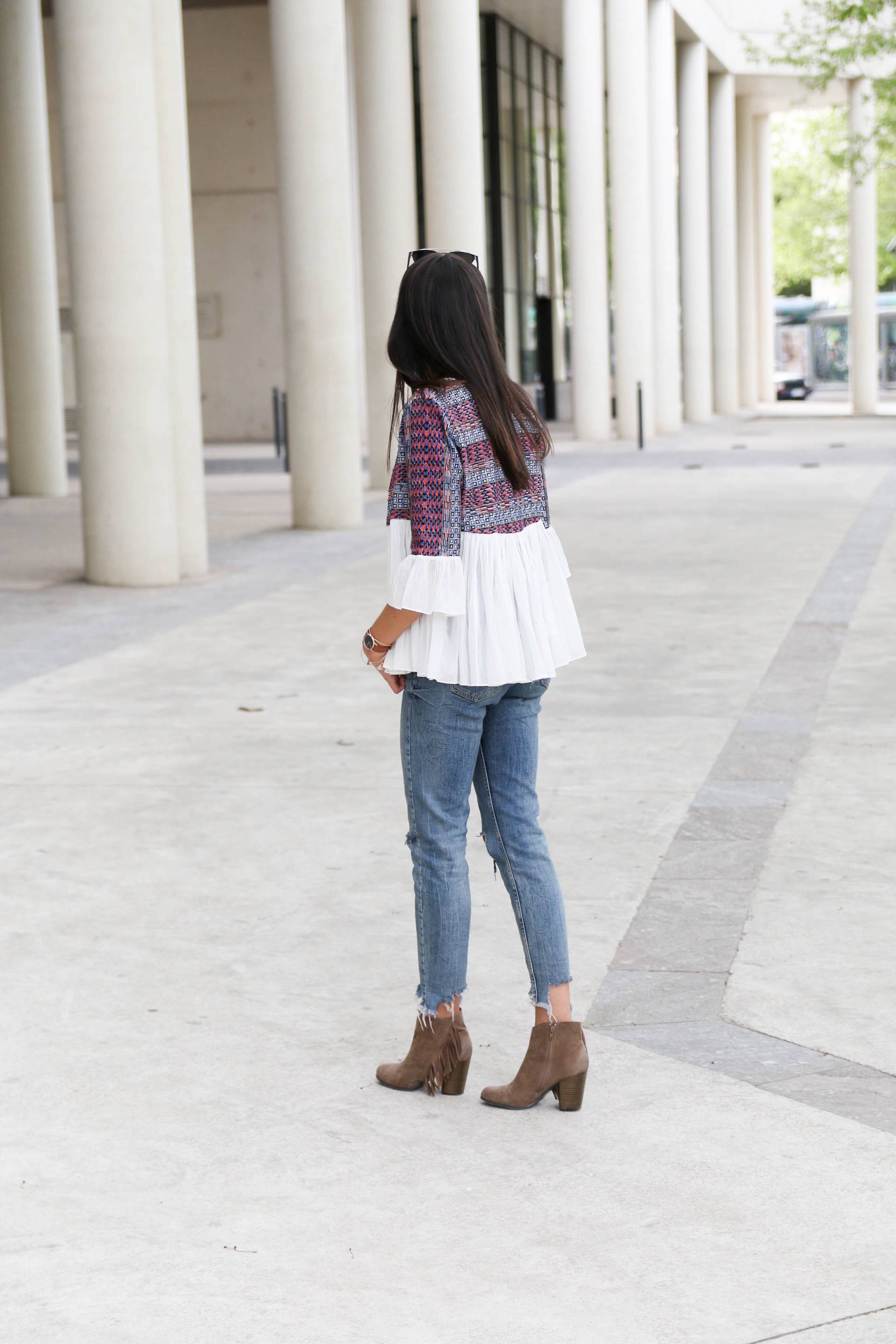 blog mode blouse brodée