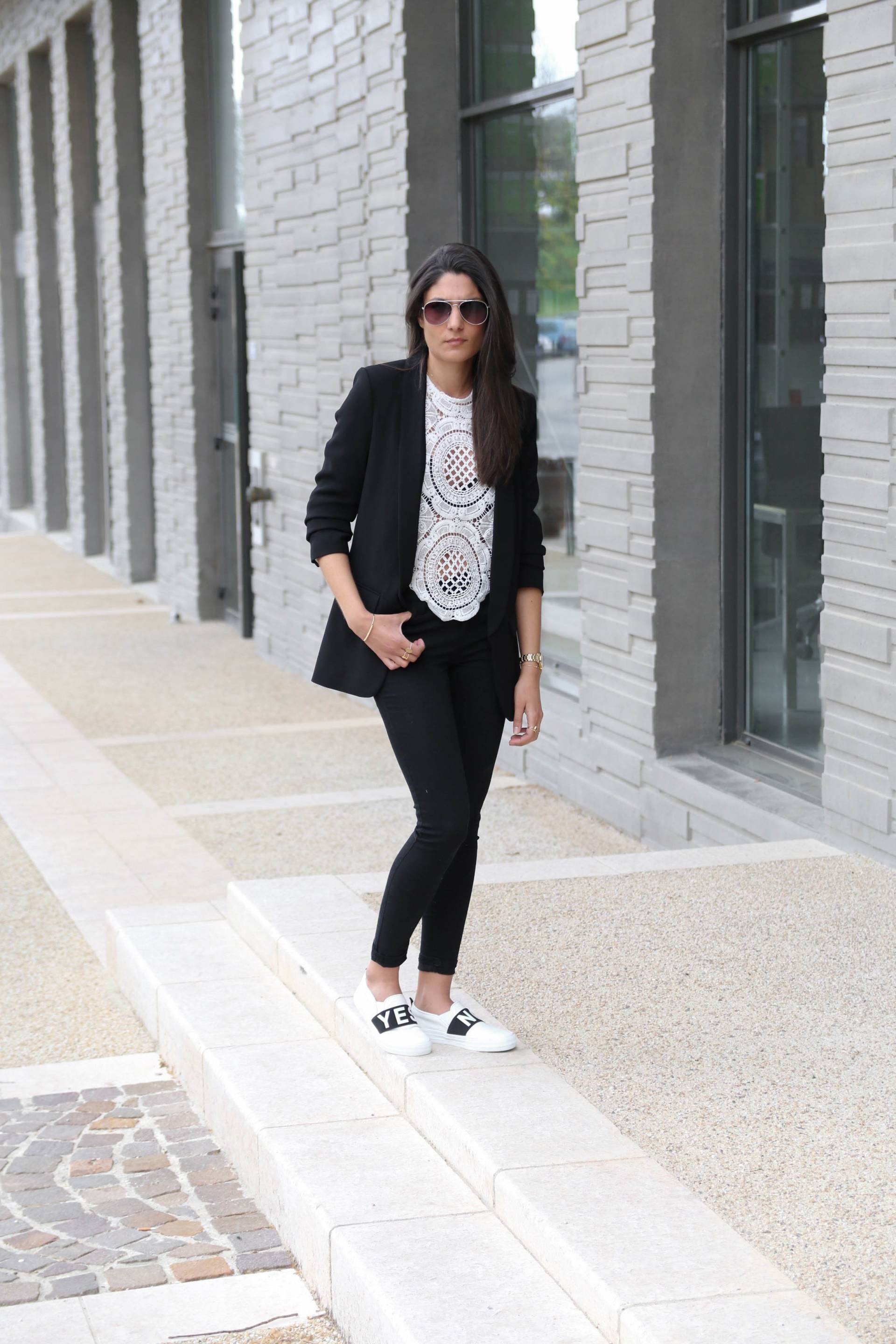 blog mode look noir et blanc