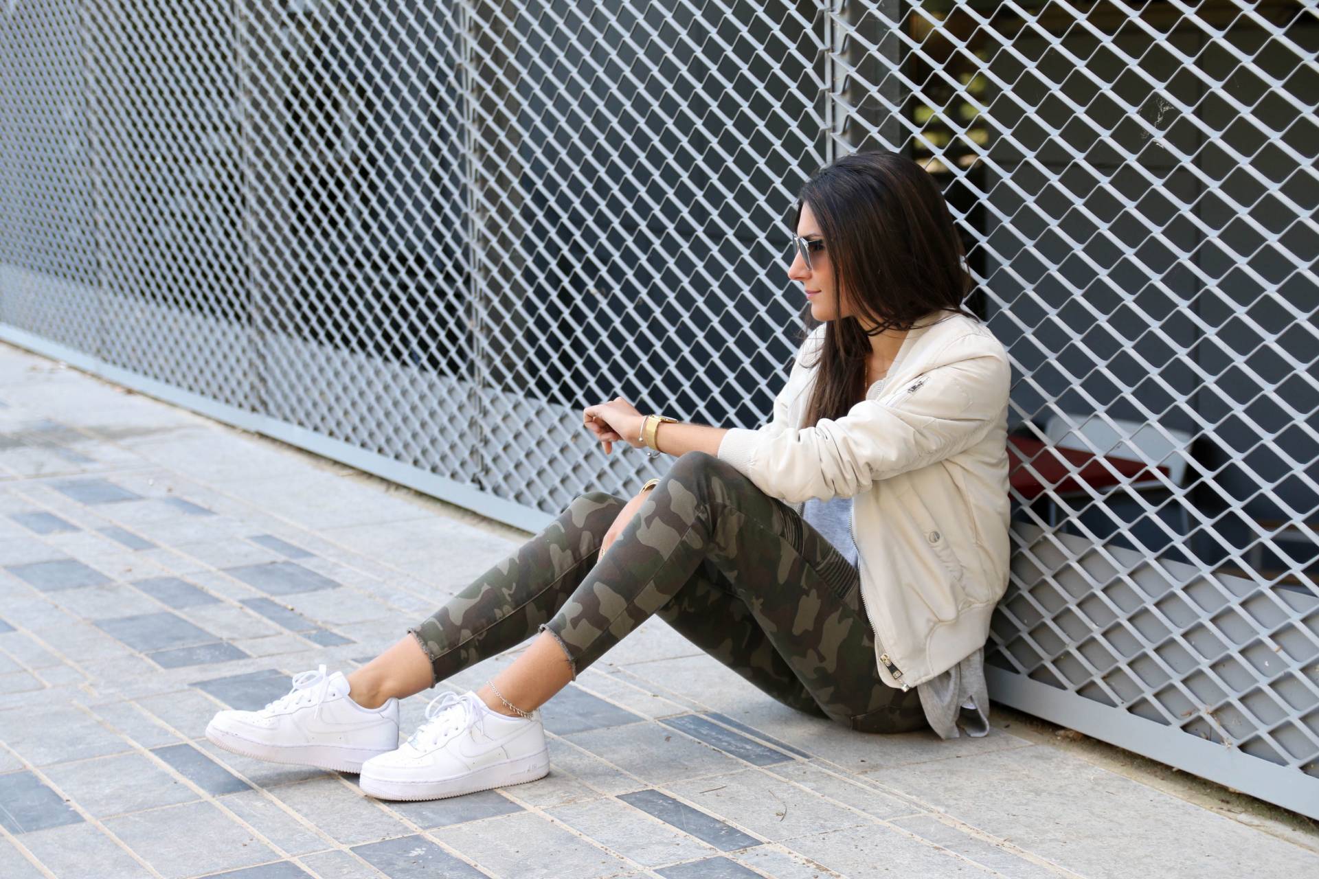 blog mode pantalon cargo militaire nike air force 1