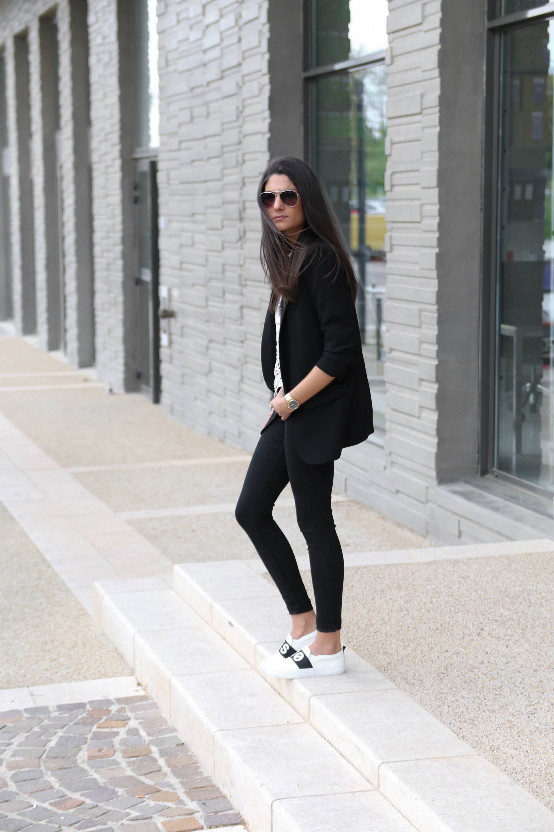 blog mode total look noir