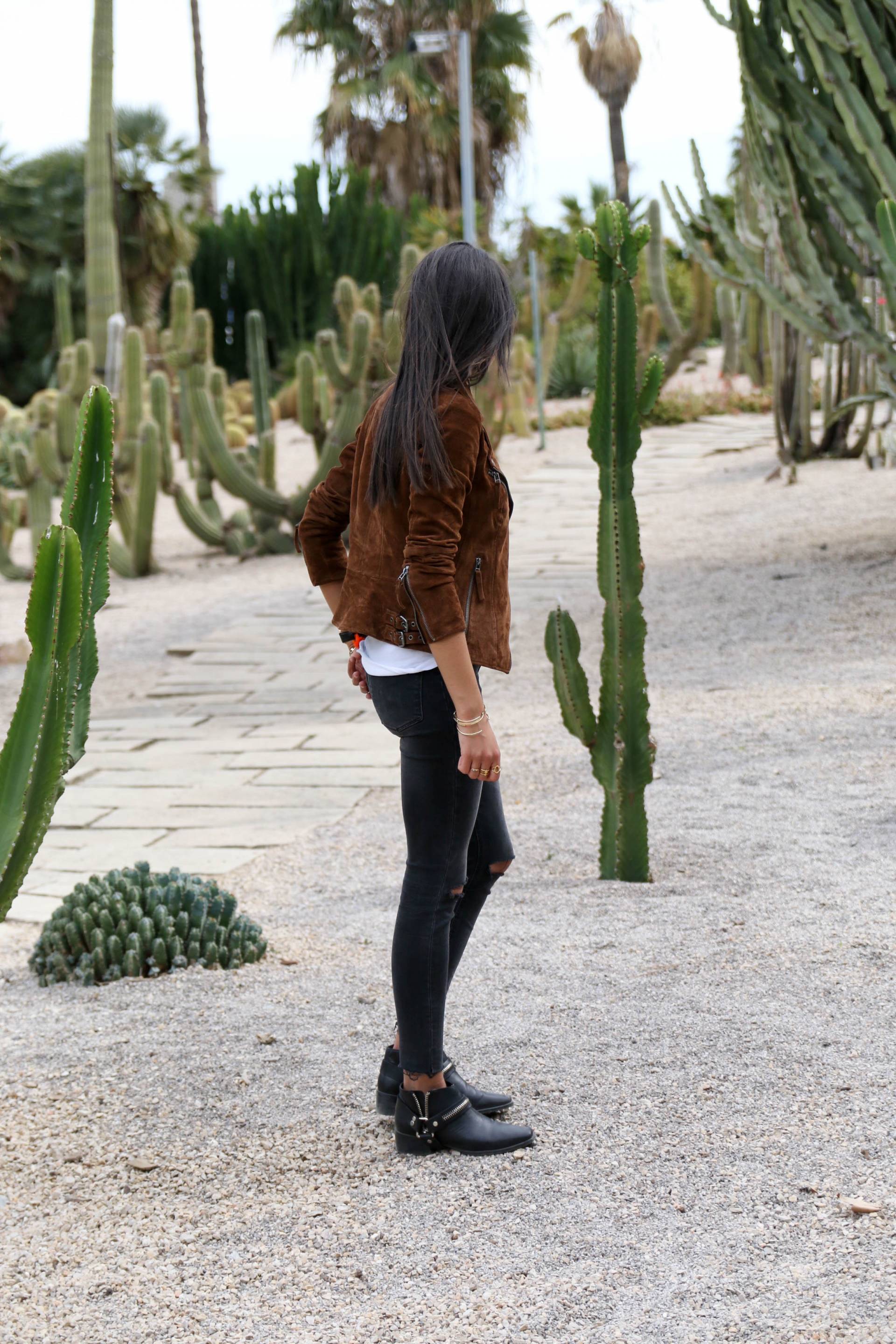 blog mode veste daim camel