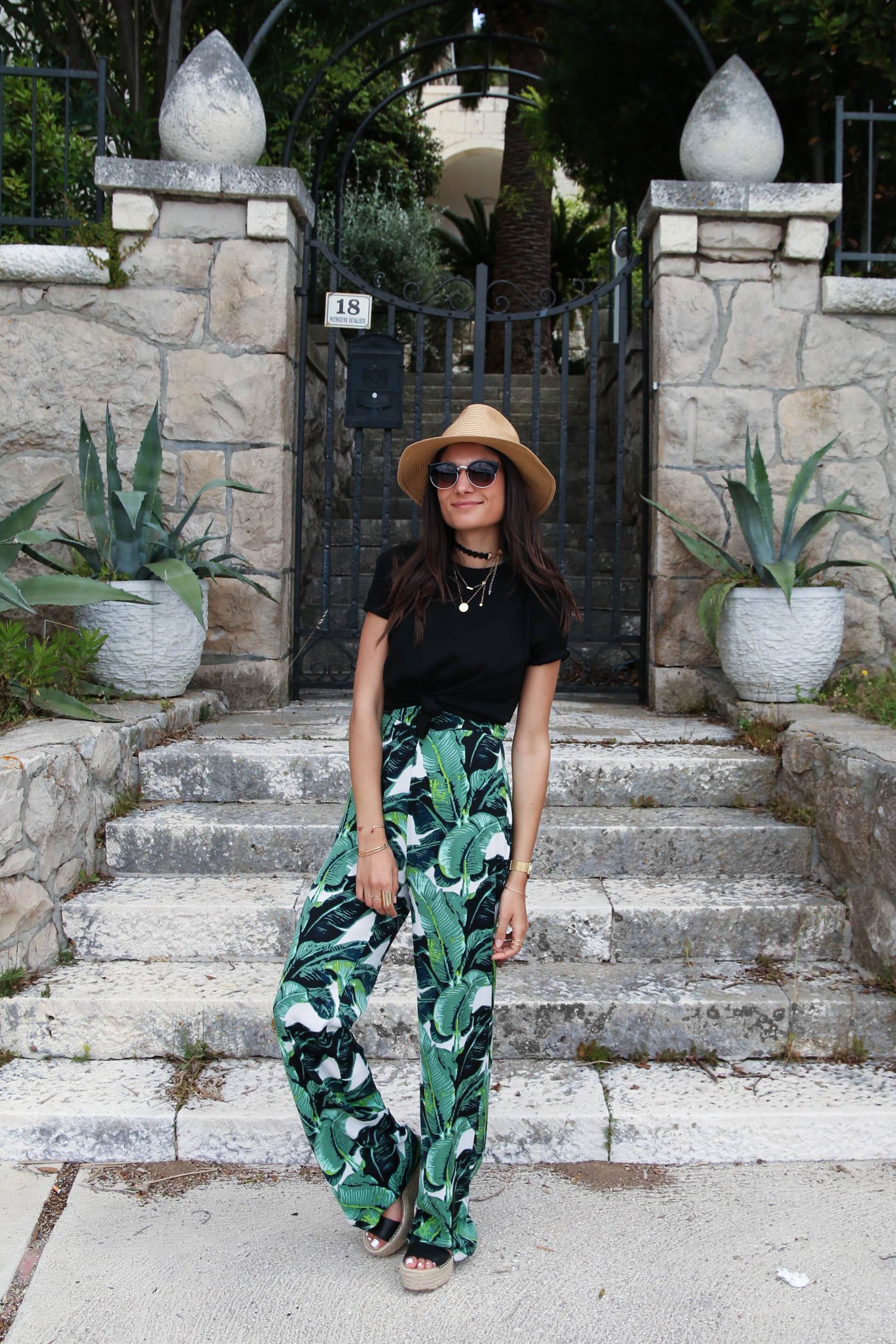 blog mode pantalon palmier