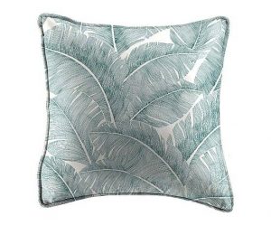 coussin tropical vert