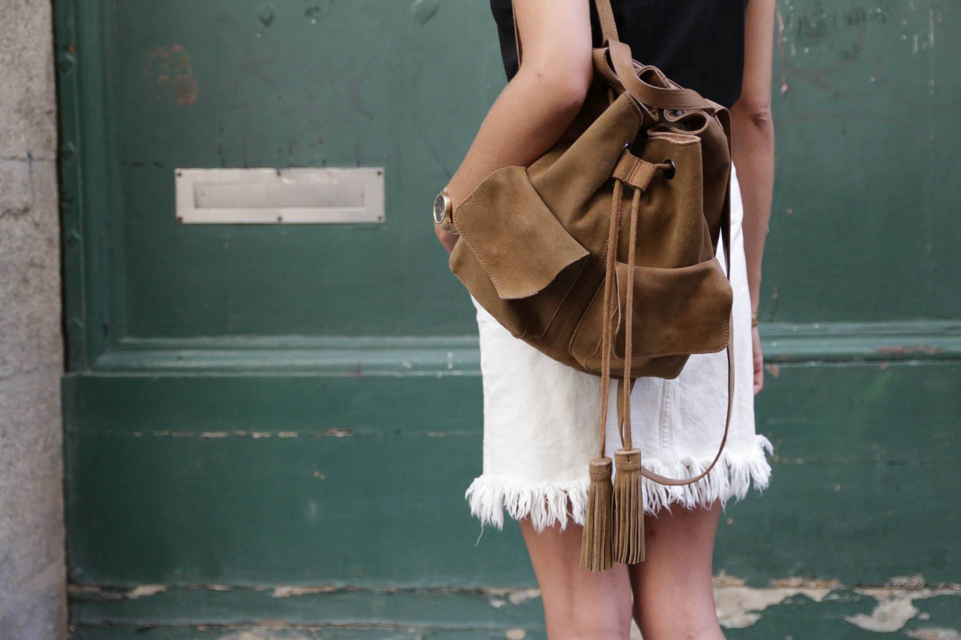 blog mode sac à dos en daim