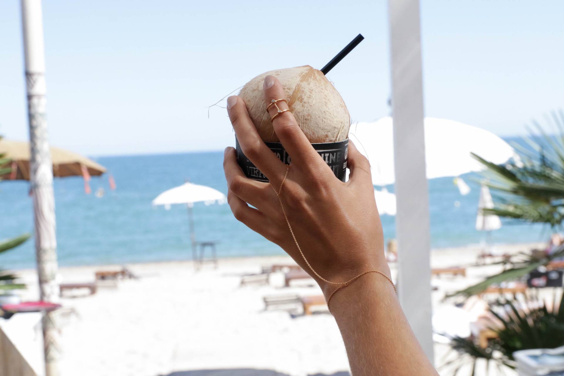 vacances cocktail noix de coco