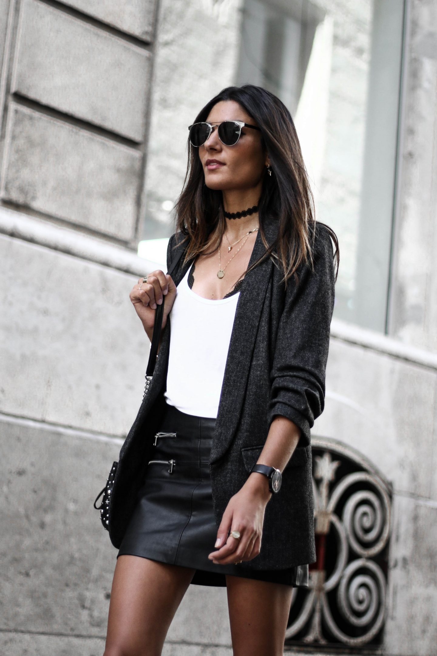 Blazer Court Missguided - Gris Clair, Taille 38, Pour Combinaison Ou Look Casual - NEUF Avec étiquette