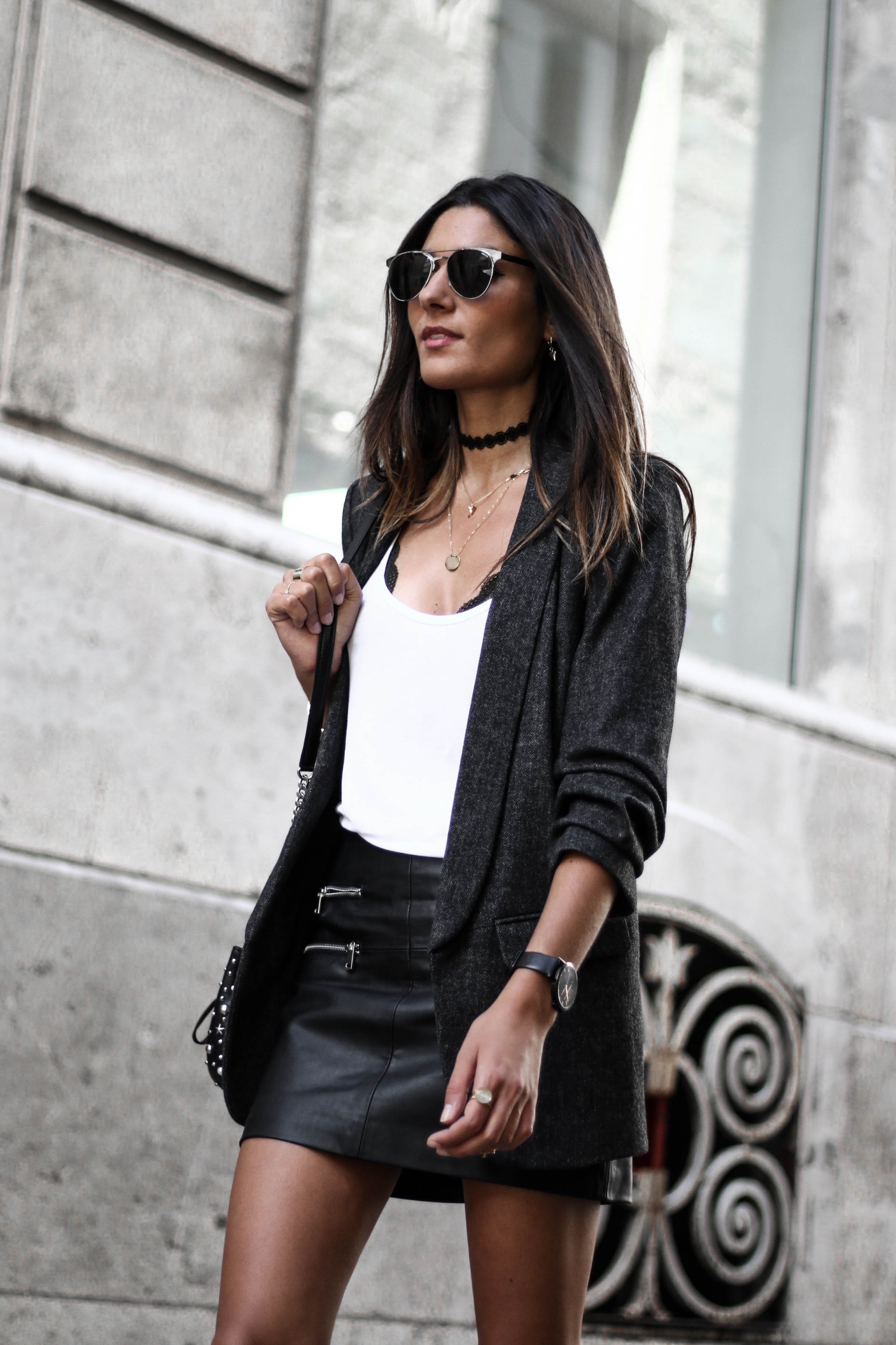 blazer et jupe